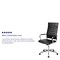 Flash Furniture Office Chair, Padded Arms, Black BT-20595H-1-BK-GG - alternate 2